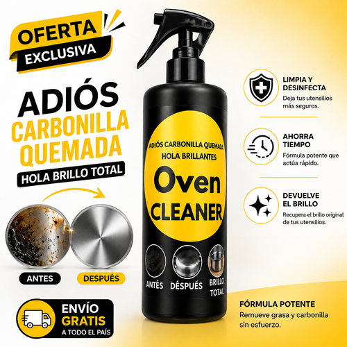 OVEN CLEANER® Removedor de grasa y carbonillas